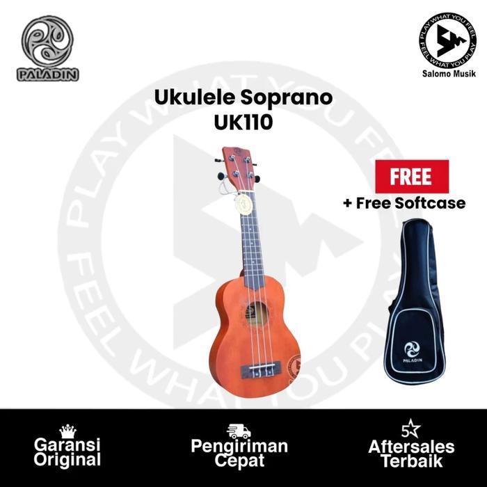 Ukulele Soprano Paladin UK110 21'' + Softcase