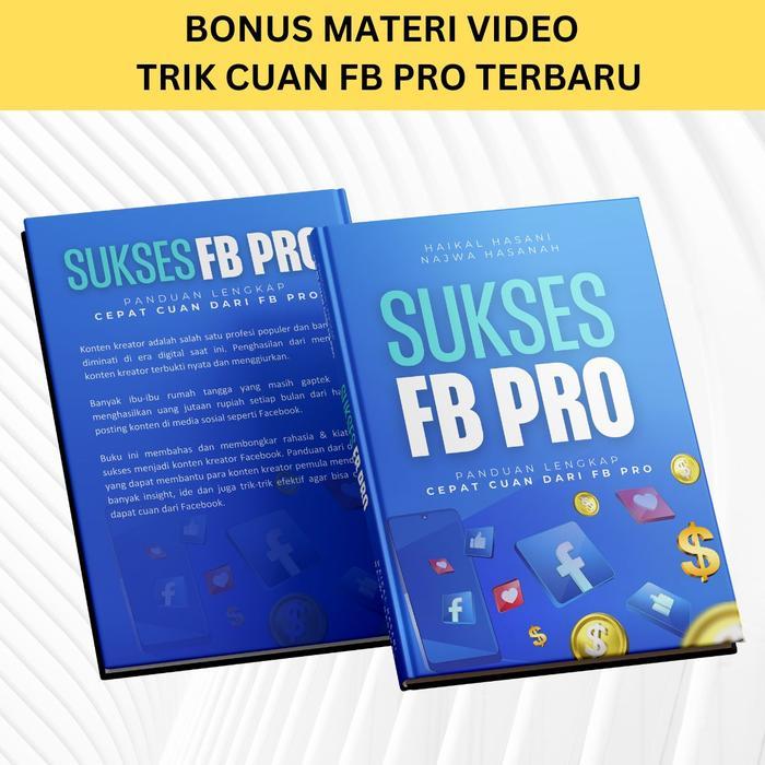 BUKU FB PRO PANDUAN SUKSES FB PRO KONTEN KREATOR