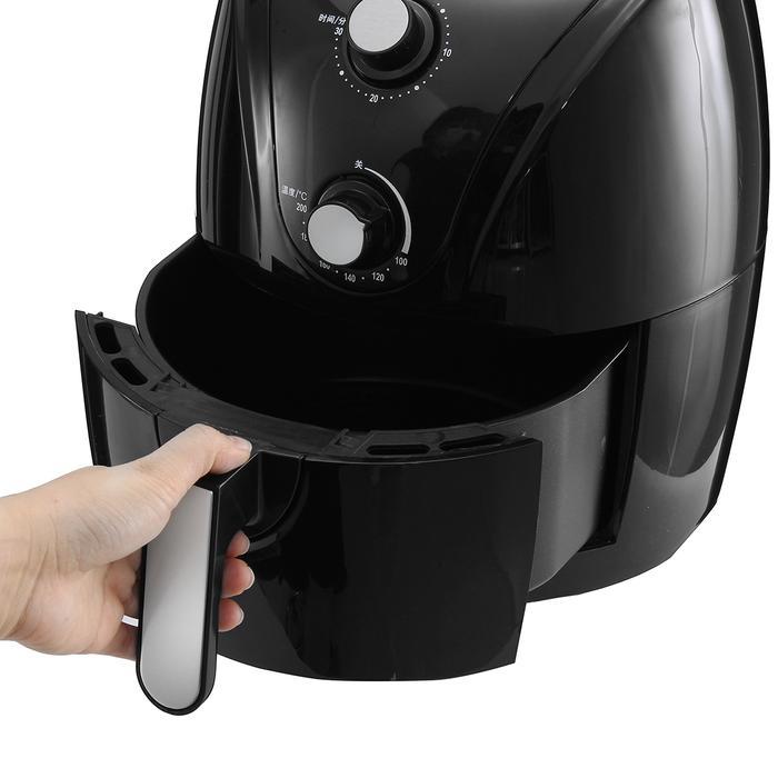 . 1400W Digital Deep Air Fryer Customized Preset Pause Timer -