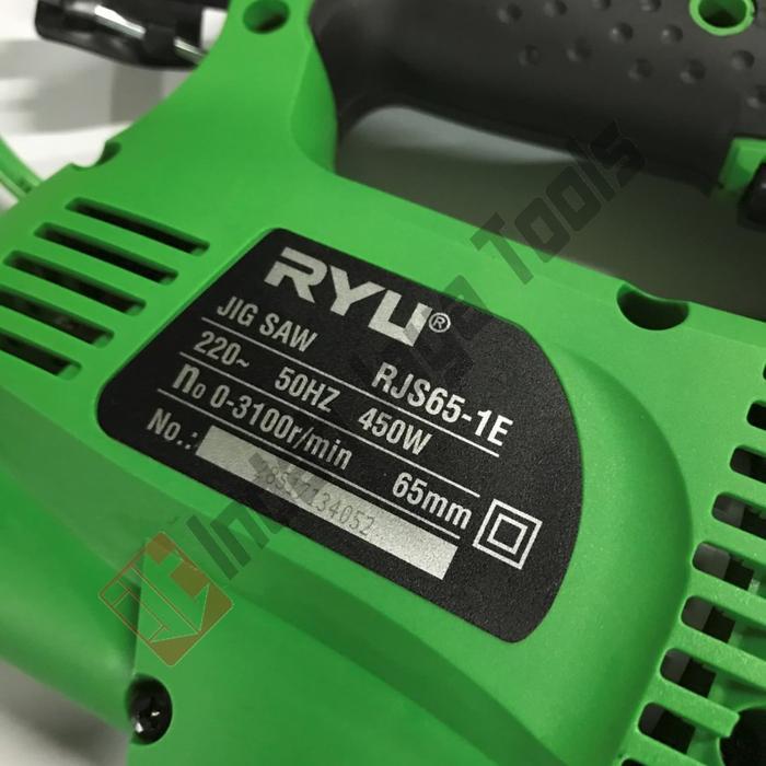 Flash Sale Ryu Rjs65-1E Mesin Jigsaw Laser Quick Change Jig Saw Gergaji Kayu Original