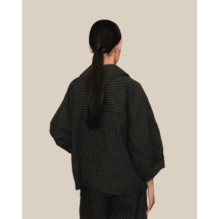 Dama Kara Sanggit Jacket Sashiko Navy