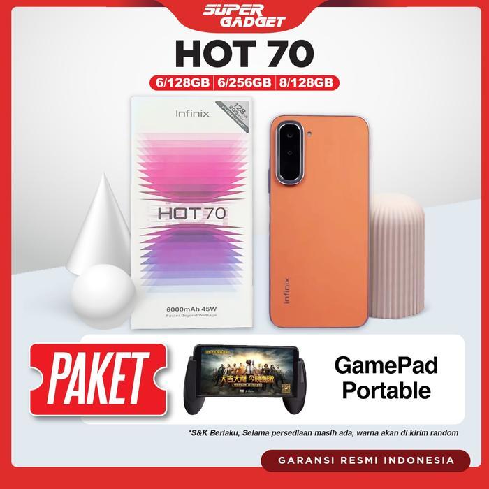 Infinix Hot 70 4/128 6/128 6/256 8/128 GB RAM 8 6 4 ROM 128 256 Smartphone Android - HP Only, 4/128G