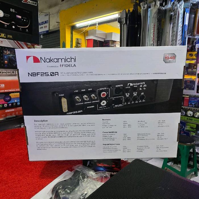 Subwoofer Kolong Aktif Nakamichi NBF SERIES NBF25.0A Subwoofer Aktif 10 in