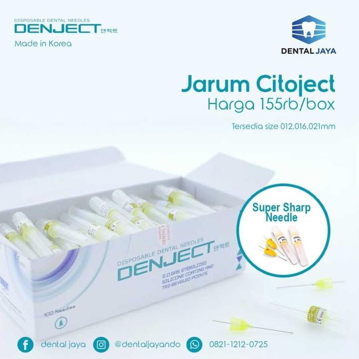 Dental Jaya Jarum Citoject / Carpule / Needle / Denject - Diodent