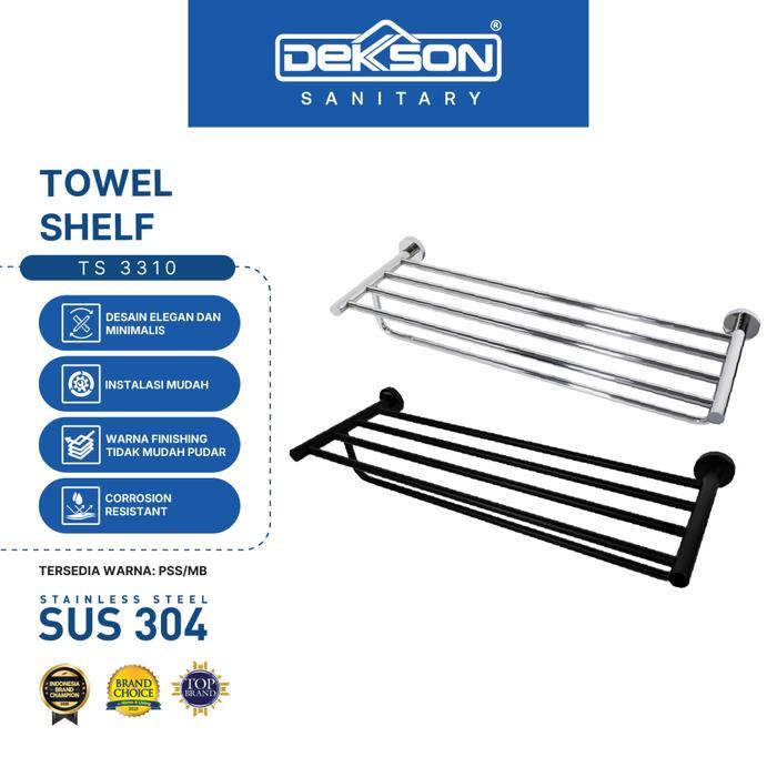 DEKKSON Towel Shelf Rak Handuk SUS 304 TS 3310