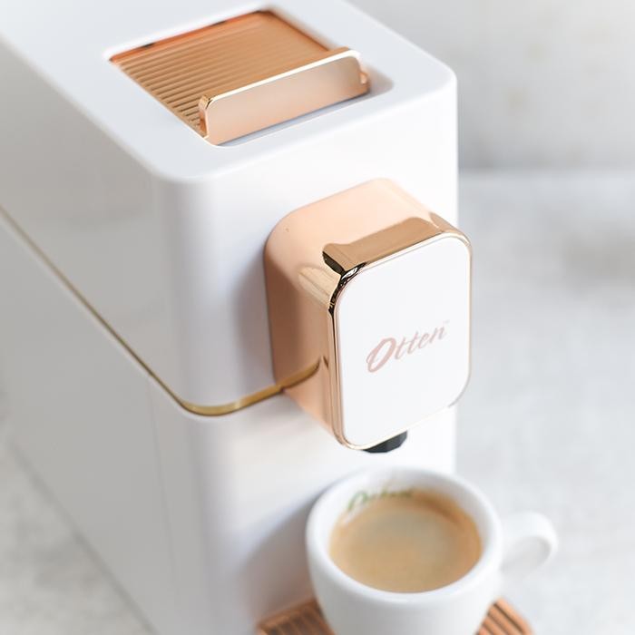 

OTTEN O10 VELOCE CAPSULE COFFEE MACHINE - NESPRESSO COMPATIBLE - MESIN KOPI KAPSUL (PEARL)