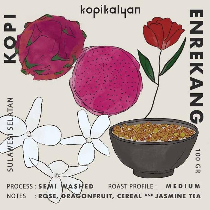 

KOPI ENREKANG 100 GR - FILTER ROASTED BEANS SPECIALTY COFFEE