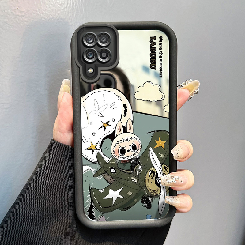Casing Hp Samsung Galaxy A12 4G A12 5G F12 M12 A22 M22 Case Casing HP Softcase Silikon Karakter Alie