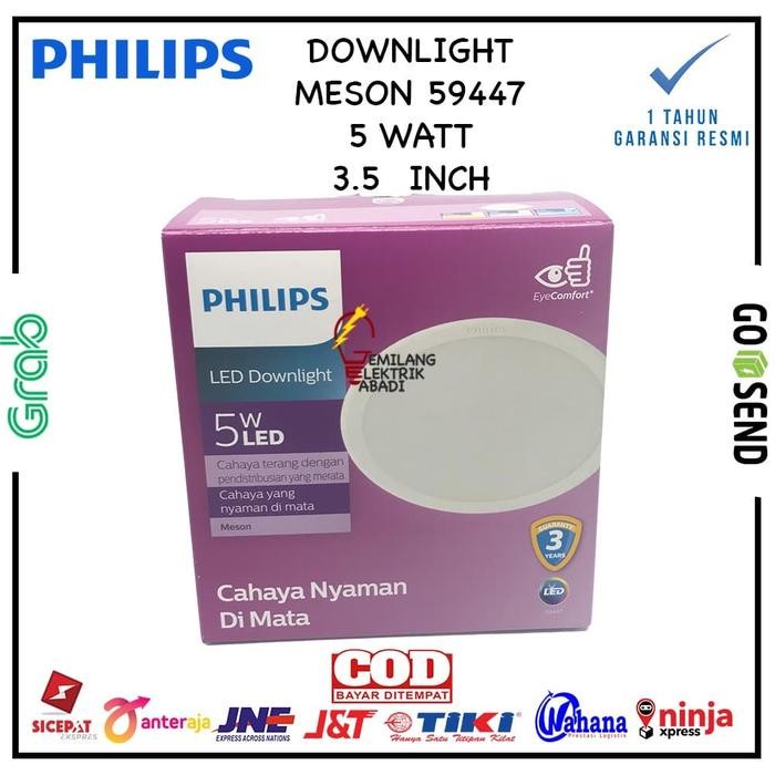 Pilihan- Downlight Led Philips 5.5 Watt Tipe Meson / 59201 Inbow (Dalam Plafon)