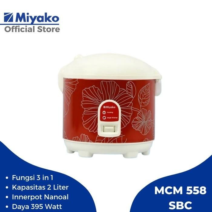 Miyako Magic Warmer Plus / Penanak Nasi Mcm-558 Sbc Garansi Resmi 558 Sbc 558Sbc