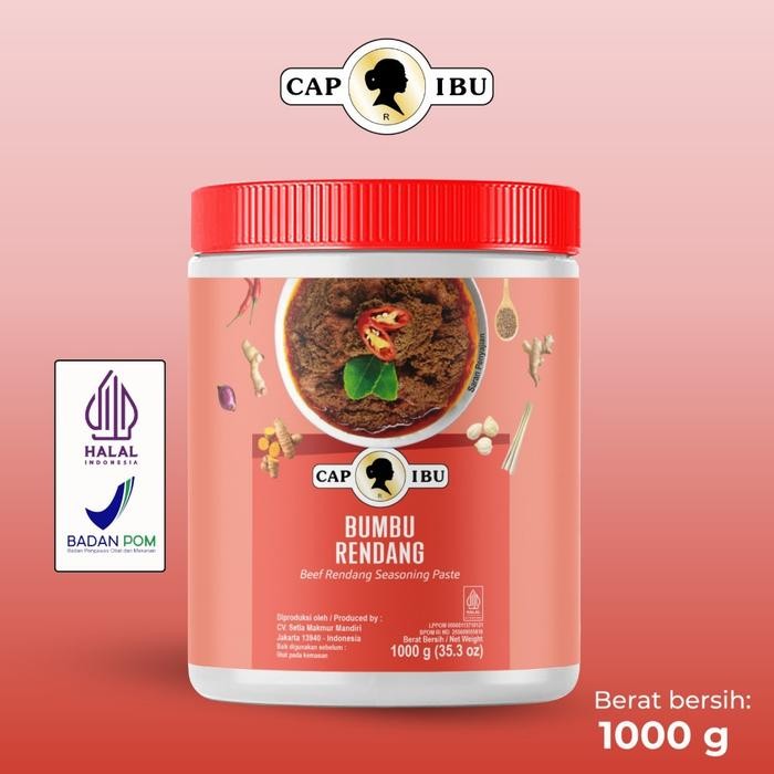 

Stok Baru CAP IBU Bumbu Rendang POT 1000gr