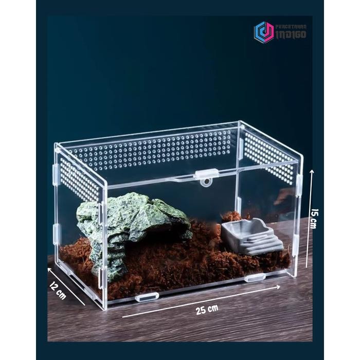 Akrilik Box Kandang /Kandang Reptil /Box Hewan