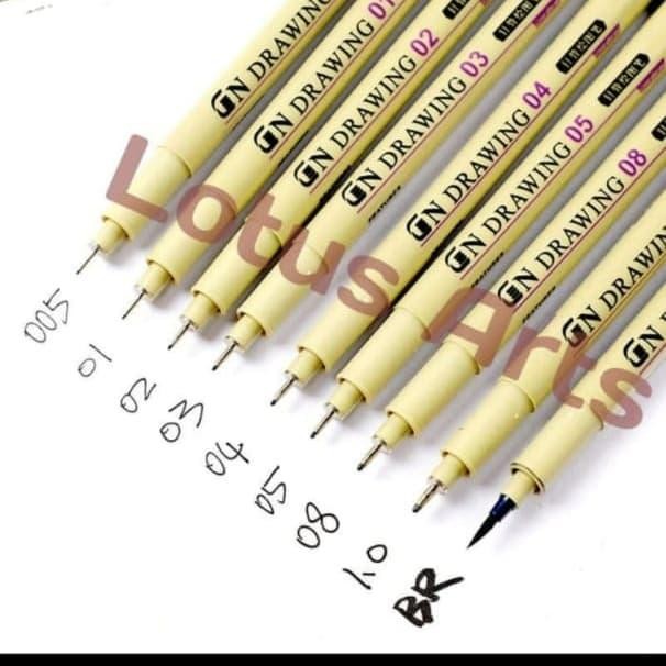 

Bisa E-Faktur! Sakura Pigma Black Micron Drawing Pen 005