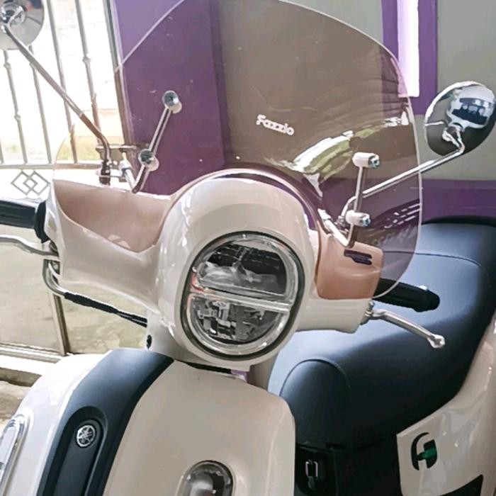 WINSHIELD FAZZIO. VISOR YAMAHA YAMAHA FAZZIO HYBRID. AKSESORIS FAZZIO