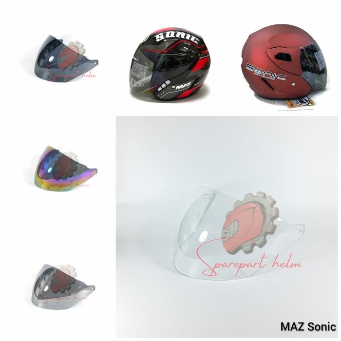 Pilihan- Kaca Helm Maz Sonic Visor Helm Maz Sonic