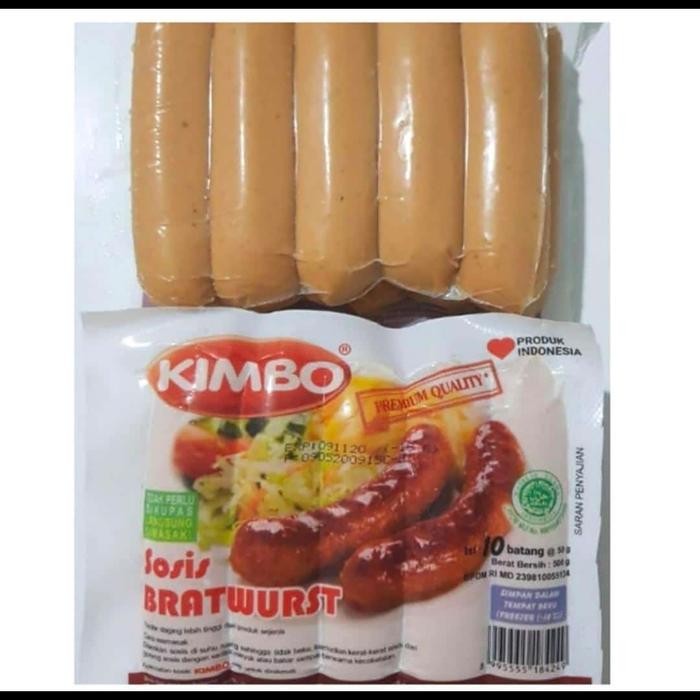

Pilihan- Sosis Sapi Kimbo Bratwurst Ori Jumbo 500 Gram