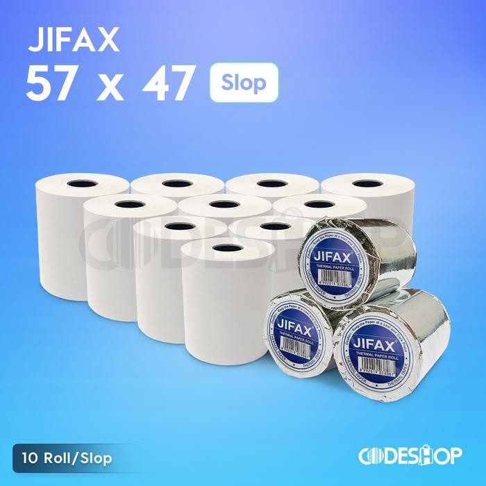 

Pilihan- ( 1 Pack ) Kertas Thermal 58 X 48 Mm Kertas Kasir Thermal Isi 10 Roll