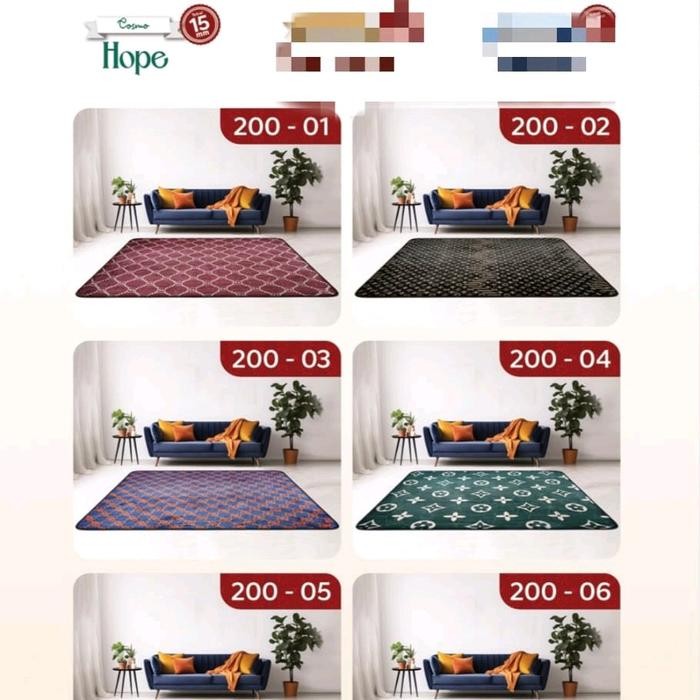 Karpet Malaysia Embos [Arizona] Ukuran 190X220