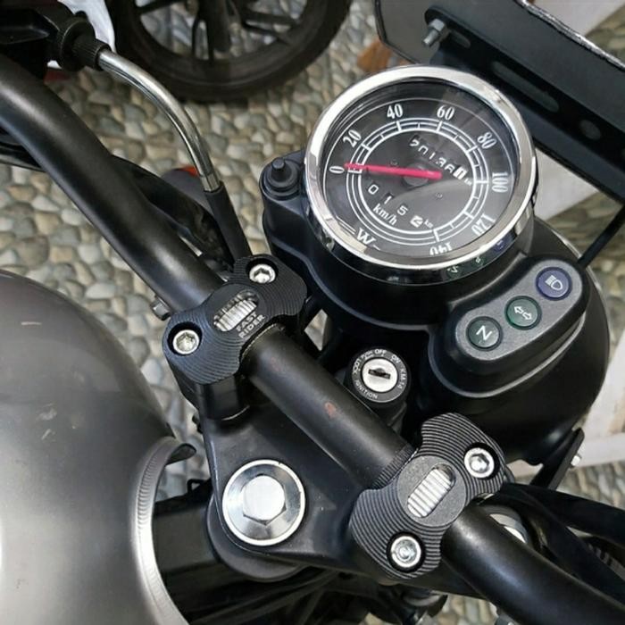 Peninggi Stang Kawasaki W175 / Raiser Riser Stang Kawasaki W175 Kode 1135