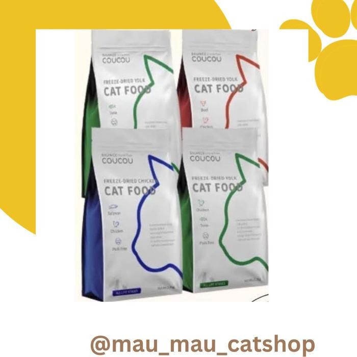 Terbaik Dry Food Cat/ Coucou All Stage & Kitten 1,5 Kg 100% Ori