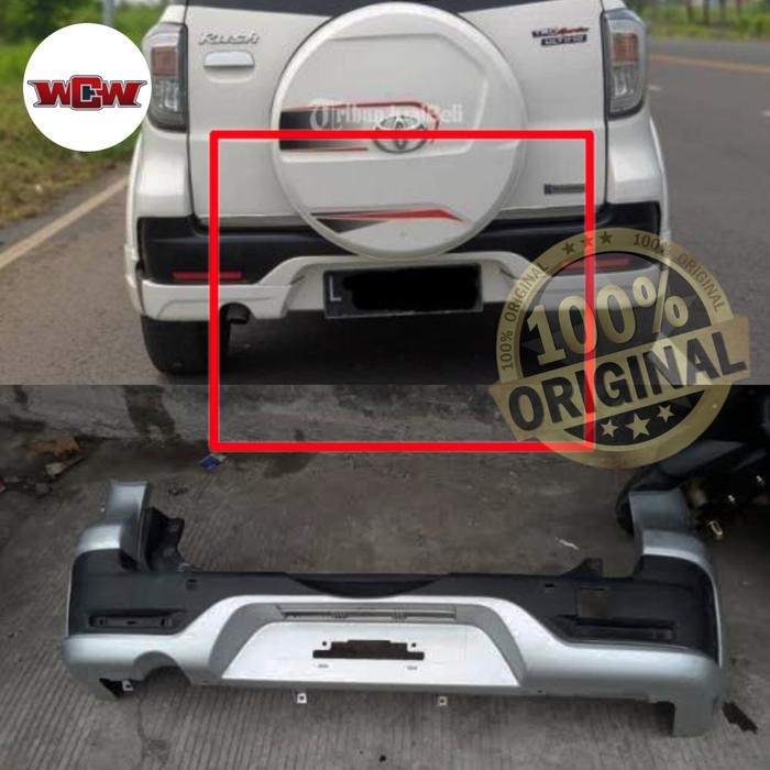 bumper bemper belakang rush terios 2016 2017