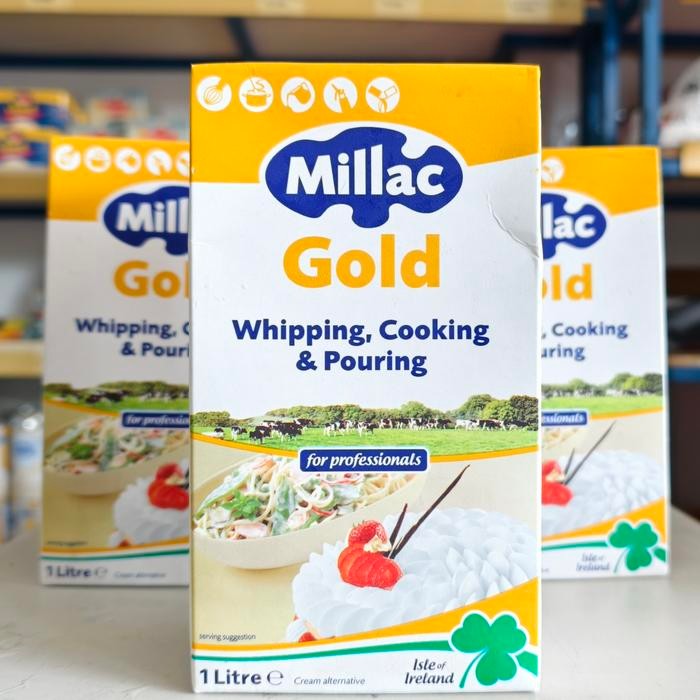 Pilihan- Millac Gold 1 Liter Whipping Cream / Millac Whipping Cooking & Pouring