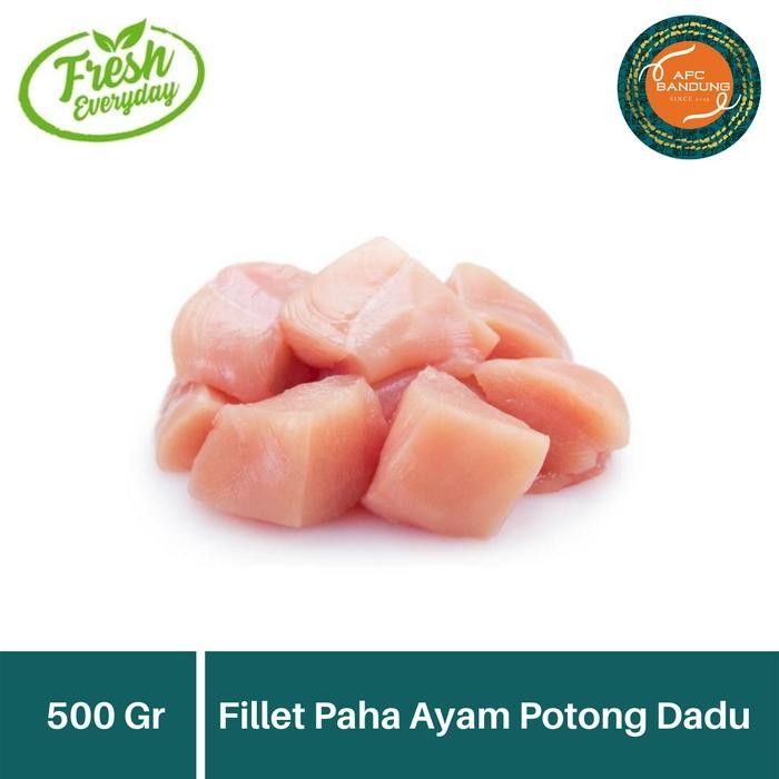 

Pilihan- Daging Fillet Paha Ayam Potong Dadu 500Gr Chicken Thighs Dice 500 Gr