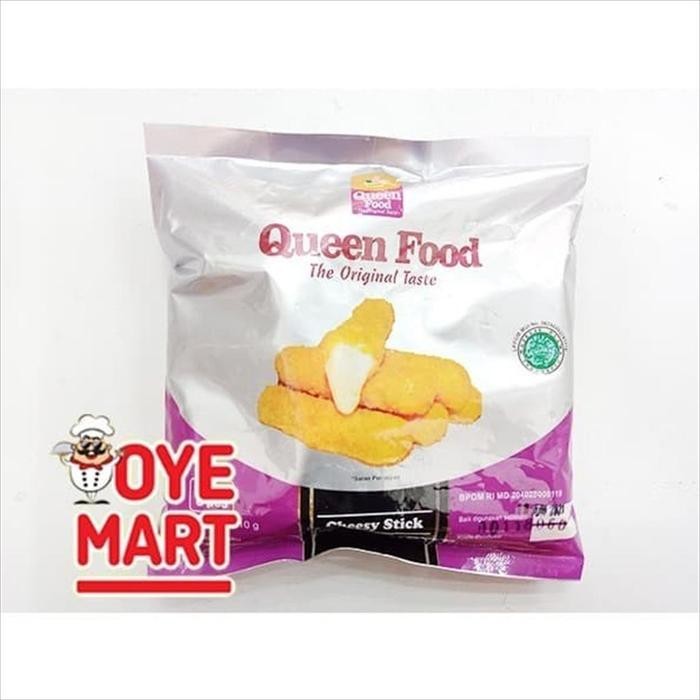 

Pilihan- Queen Food Cheesy Stick 310Gr Isi 8 / Frozen Food