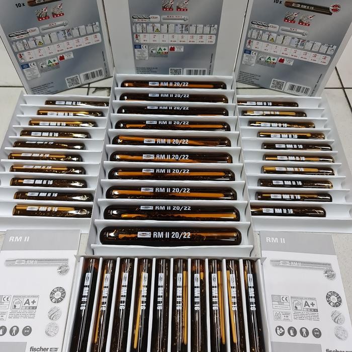 Ready Stock Fischer Rm Ii M20 / M22 Chemset Lem Angkur Chemical Anchor Kapsul
