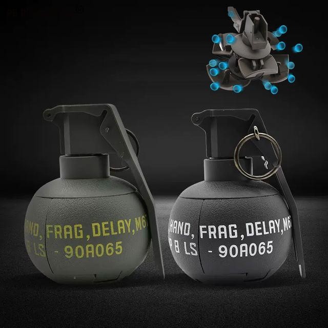 Pilihan- Mainan M67 Hand Grenade Gel Blaster Mainan Granat Plastik