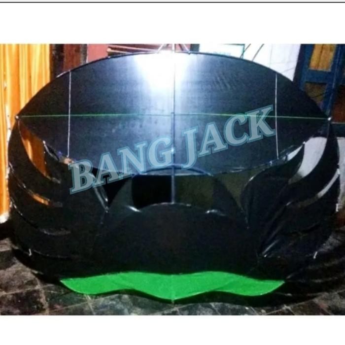 layangan ram raman 2 meter sayap fiber full set sendaren