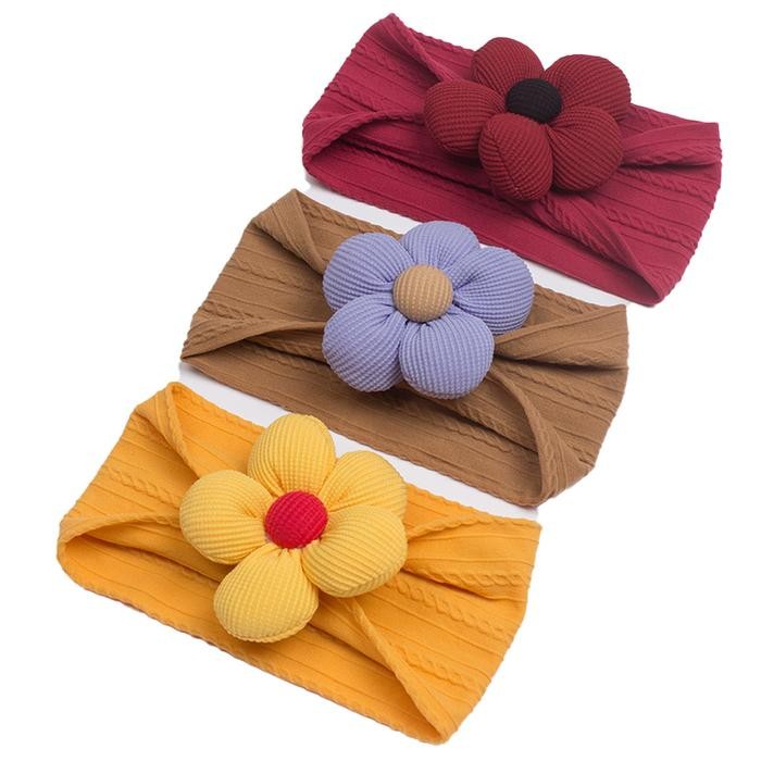 BANDO BAYI PEREMPUAN / HEADBAND BAYI PEREMPUAN MOTIF BUNGA