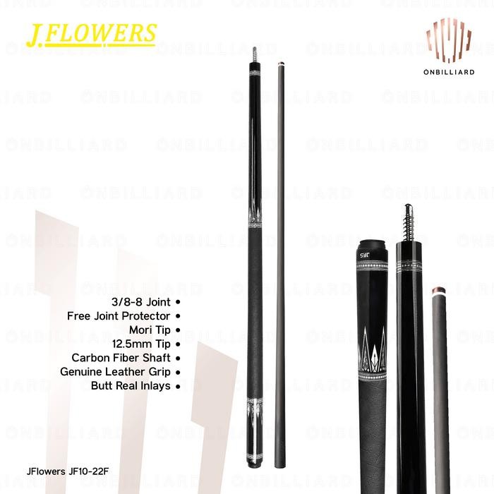 Jflowers Jf10-22F Leather Grip Stick Carbon Cue Stick Jf10-22 Jf Jfs Stik Play