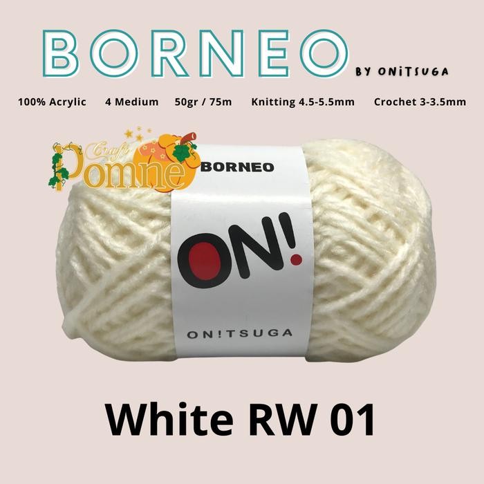 

New Benang Rajut Onitsuga Borneo White (Putih)