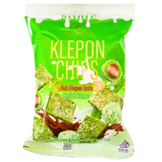 

S32565 PAMMA KLEPON CHIPS KERIPIK 60GR MAJU BERSAMA (20250914)