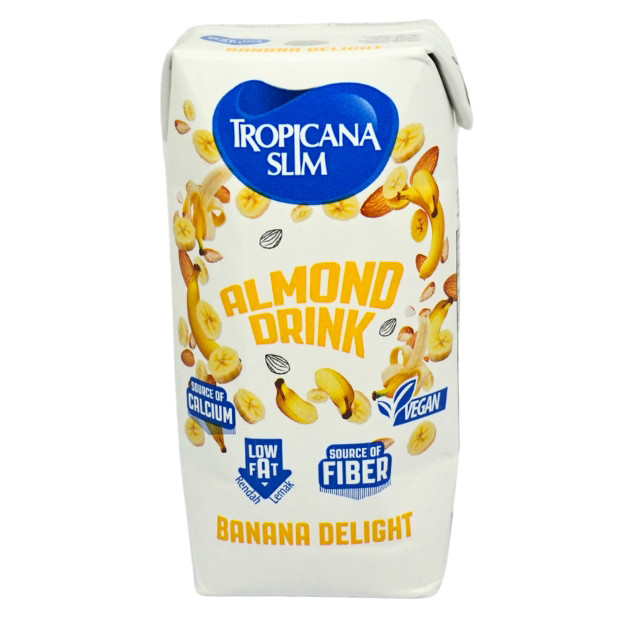 

S27444 TROPICANA SLIM ALMOND DRINK BANANA DELIGHT SUSU UHT 190ML MAJU BERSAMA (20250921)