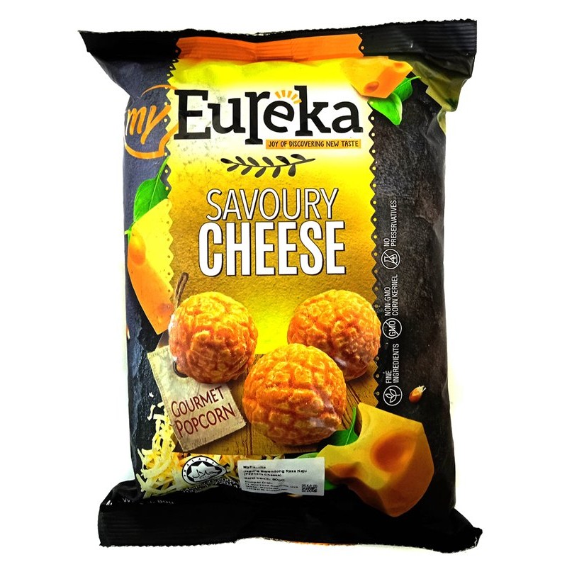 

S48955 EUREKA SAVOURY CHEESE SNACK MALAYSIA 80GR MAJU BERSAMA (20250910)