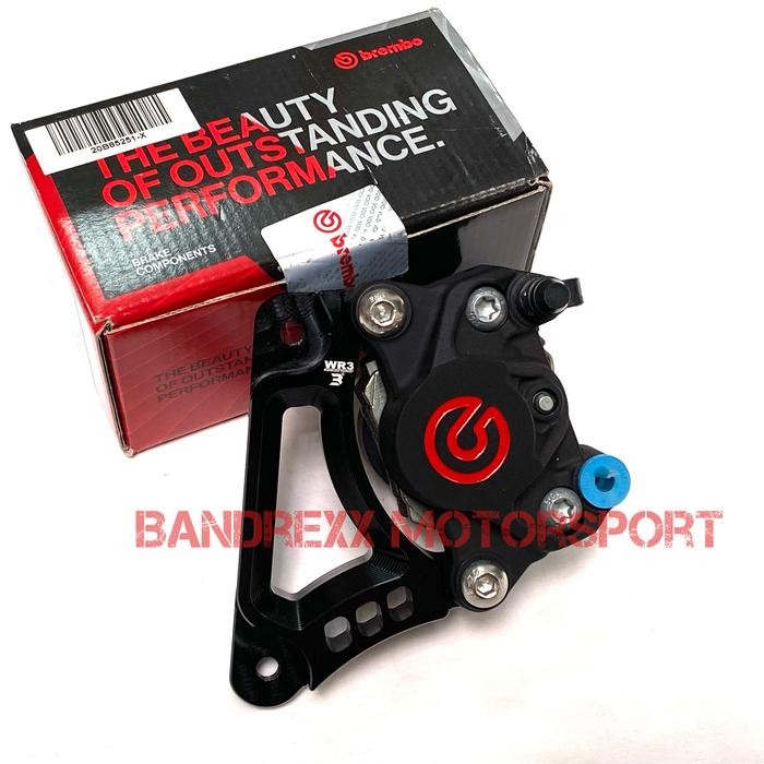 KALIPER BREMBO 2 P BLACK ORIGINAL+BRAKET DISC 260MM BEAT- SCOOPY