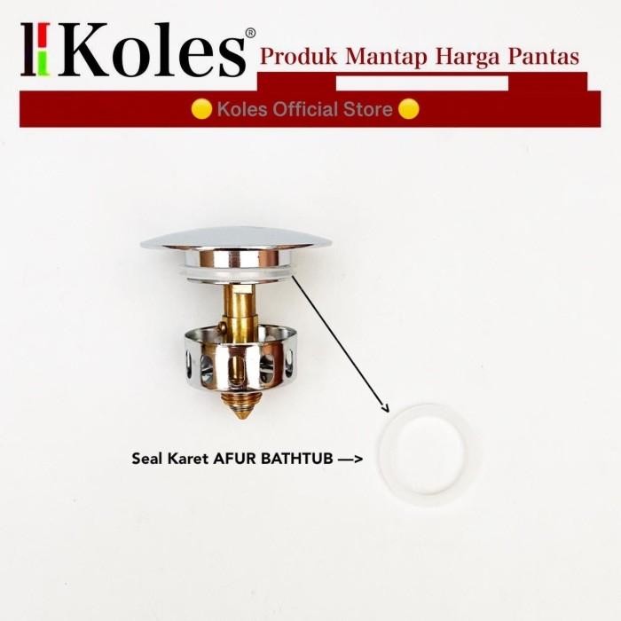 Terlaris KOLES 1279 Seal Karet Afur Bathtub Afur Tray SALE