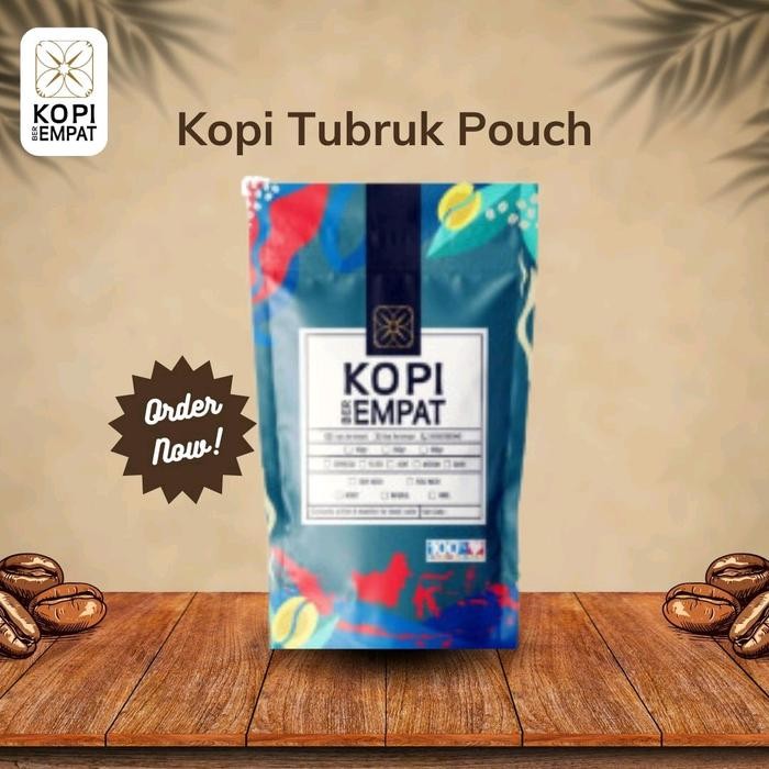 

ASLI Kopi bubuk pouch 100% bubuk kopi tanpa campuran Arabica Robusta READY STOCK
