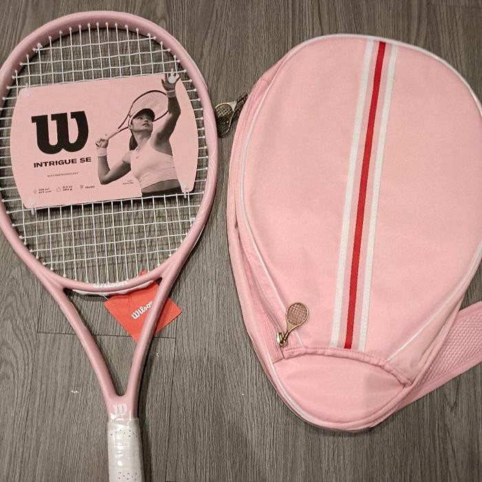 wilson intrigue se pink raket wilson sakura paket tas pink