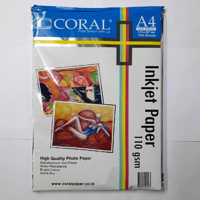 

CORAL INKJET PAPER A4 110 GSM