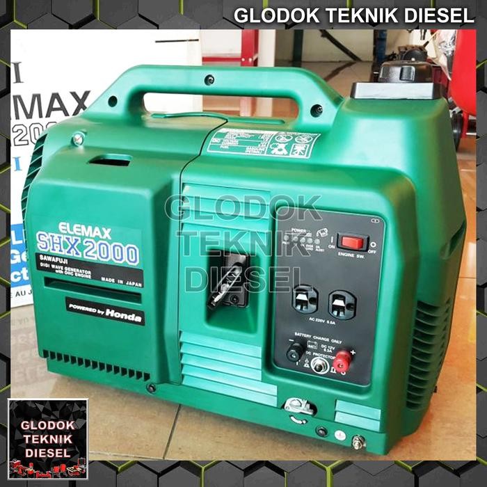 Ready ELEMAX HONDA PORTABLE GENERATORS GENSET INVERTER SHX 2000 2 KVA ORI