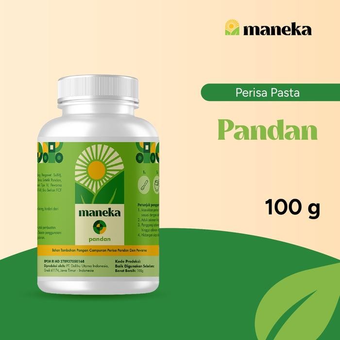 

Stok Baru Maneka Perisa Pasta Pandan - Aroma Perasa dan Pewarna Makanan Rasa Pandan 100 ML
