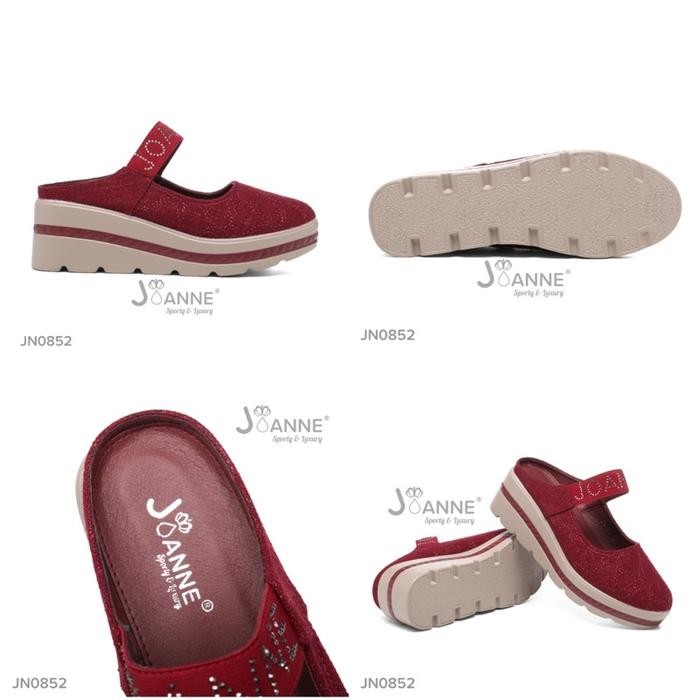 Ellora - Restock [Original] Slop Wedges Shoes Sepatu Wanita #Jn0852