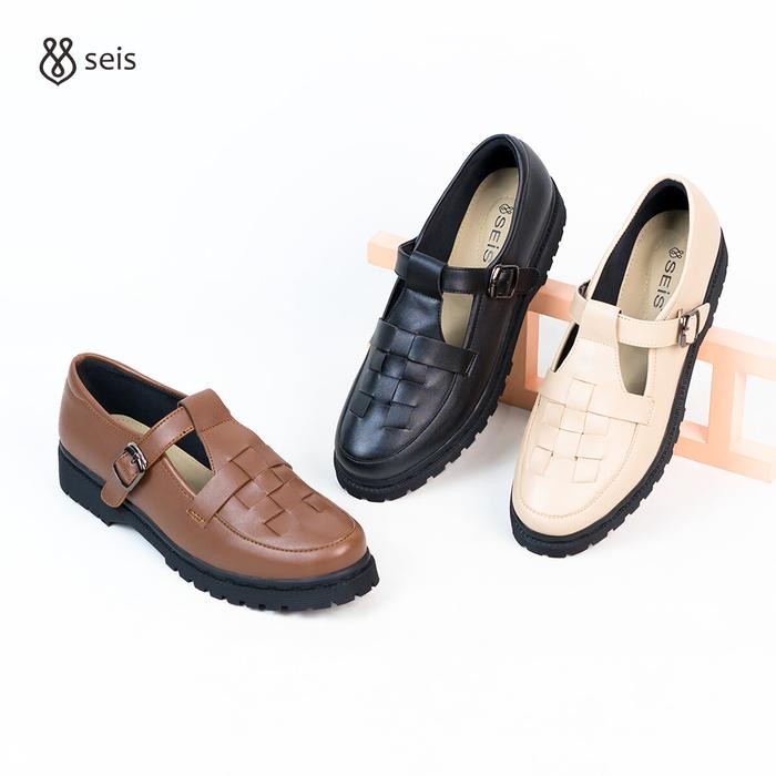 Pilihan- Seis Kaira Sepatu Docmart Wanita / Loafers Wanita Shoes