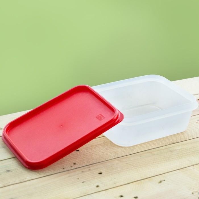 KUBOX Lunch Box Tempat Kotak Makan Plastik Bekal - Regular Lunch Box