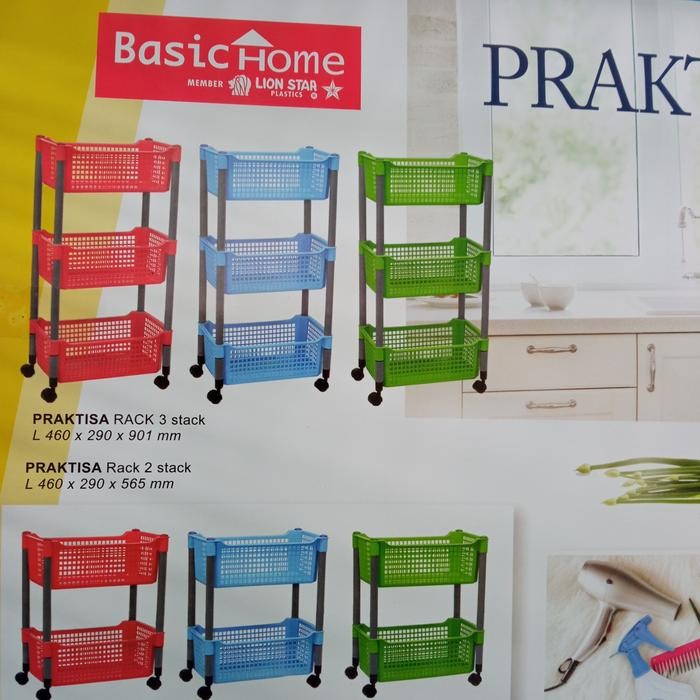 RAK SALON SERBAGUNA / RAK SURAT PRAkTISA LION STAR SUSUN 2 + RODA