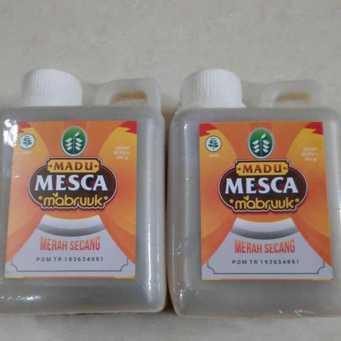 MADU MERAH MURNI 500 GR GRAM 500GR MABRUK MABRUUK COD GRATIS ONGKIR