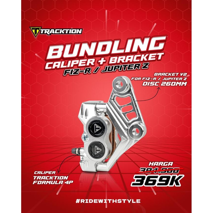 Promo Bundling Bracket + Caliper Tracktion Formula Fiz-R